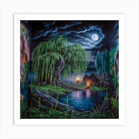 Willow Tree Art Print