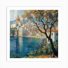 City By The Sea Art Print