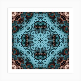 Blue Balls In Space Art Print