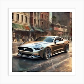 Ford Mustang Gt Art Print