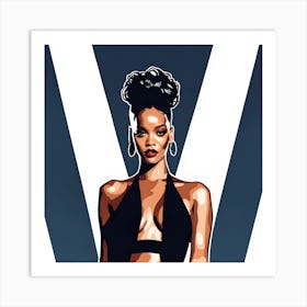 Rihanna Art Print