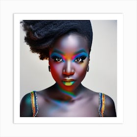 From Melanin, With Love and Playful Undertones Art Print