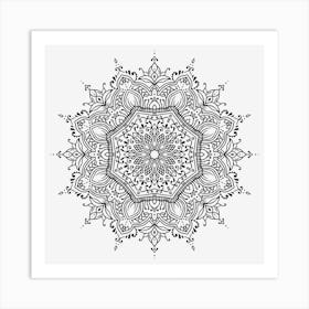 Henna Mandala 04 Art Print