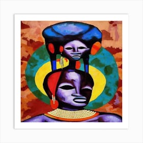 African Art #7 Art Print