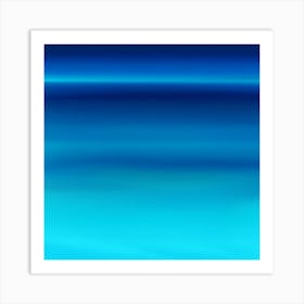 Abstract Blue Abstract Painting Art Print