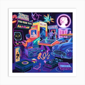 80's souvenir Art Print