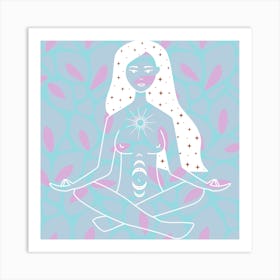 Yoga Girl Art Print