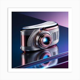 Leonardo Phoenix A Futuristic Surrealist Camera Lies On A Slee 0 Art Print