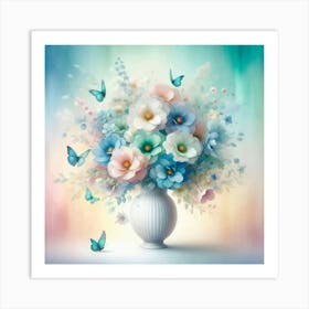 Flowers In A Vase 1 Art Print