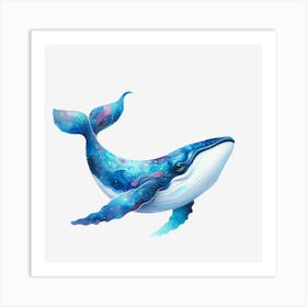 Whale Png Art Print