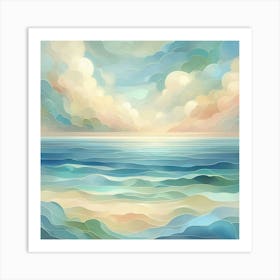 Ocean Canvas Art Art Print