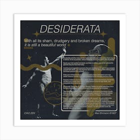 Desiderata Art Print