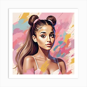 Ariana Grande Ar1 Art Print