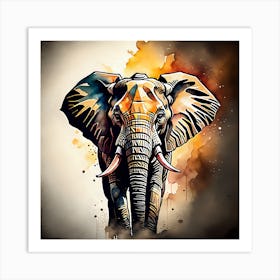 Majestic Elephant Art Print