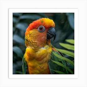 Colorful Parrot 19 Art Print