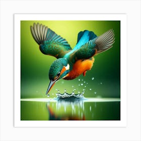 Kingfisher 5 Art Print