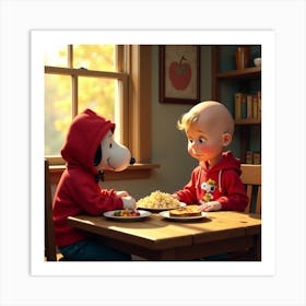 Peanuts And Peanut Butter Art Print