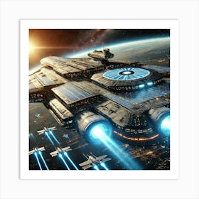 Aurelius Class Carrier Converted Art Print