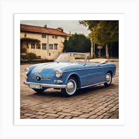 Vw Beetle Convertible Art Print