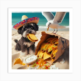 New Taco Bell Mascot Art Print