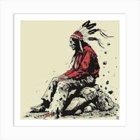 Indian Head 1 Art Print