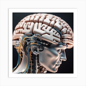 Brain Of A Robot 2 Art Print