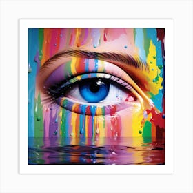 Watery Eye Art Print