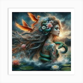 Mermaid 80 Art Print