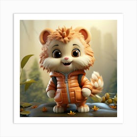 Cute Teddy Bear 11 Art Print