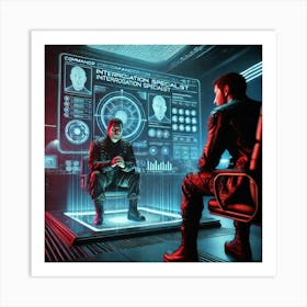 Commander Aric Dray Interrogation Specialist Art Print