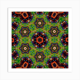 Groovy Psychedelic Abstract Art Print