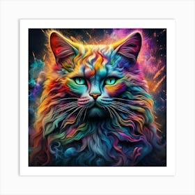 Magical Cat 10 Art Print