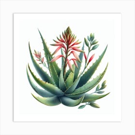 Flower of Aloe 2 Art Print