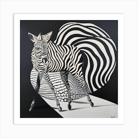 Zebra Art Print