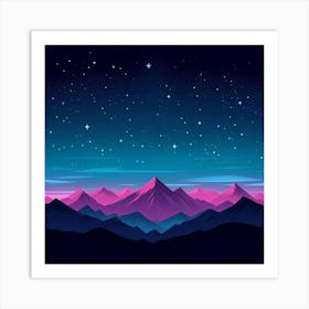 Night Sky Art Print