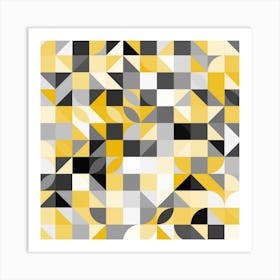 Abstract Geometric Pattern 16 Art Print