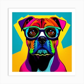 Boxer Dog Alternative Print Art Print