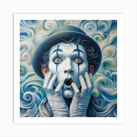 Clown Art Print