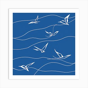 Birds In Flight 9 Art Print