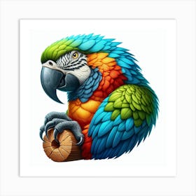 Large Parrot of Jaco Art Print