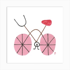 Bike 5 Square Art Print