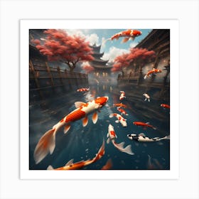 Koi Fish 5 Art Print