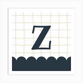 Letter Z Art Print