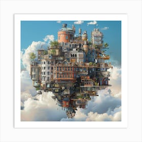 City In The Sky 9 Art Print