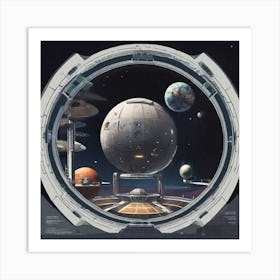 Star Wars Space Station 3 Art Print