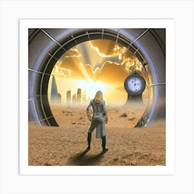 Time Portal Genesis Art Print