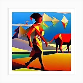 African Woman Art Print