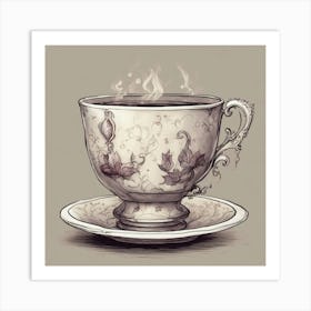 Tea Art 115 Art Print