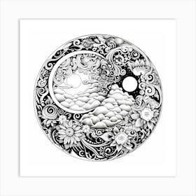 Yin Yang 52 Art Print