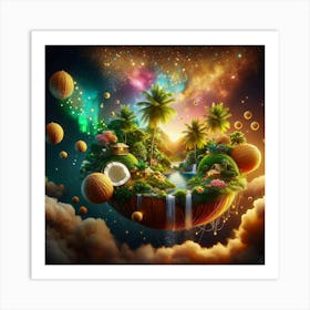 Coconut Island 1 Art Print